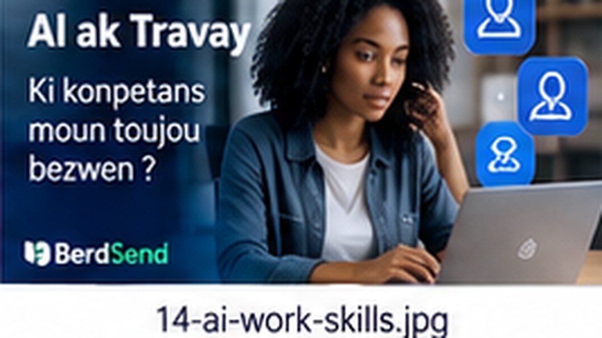 AI ak travay: ki konpetans moun toujou bezwen menm lè zouti yo vin pi entelijan